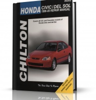 HONDA CIVIC - HONDA DEL SOL (1996-2000)  książka napraw i obsługi - Chilton