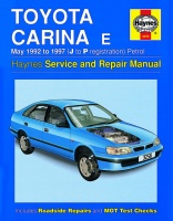 TOYOTA CARINA E 1.6 BENZYNA (92 - 97) KSIĄŻKA NAPRAW