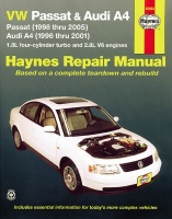 VOLKSWAGEN PASSAT - AUDI A4 (1996-2001) USA - instrukcja napraw Haynes