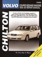 VOLVO COUPES, SEDANS, WAGONS (1990-1998) - instrukcja naprawy i obsługi Chilton